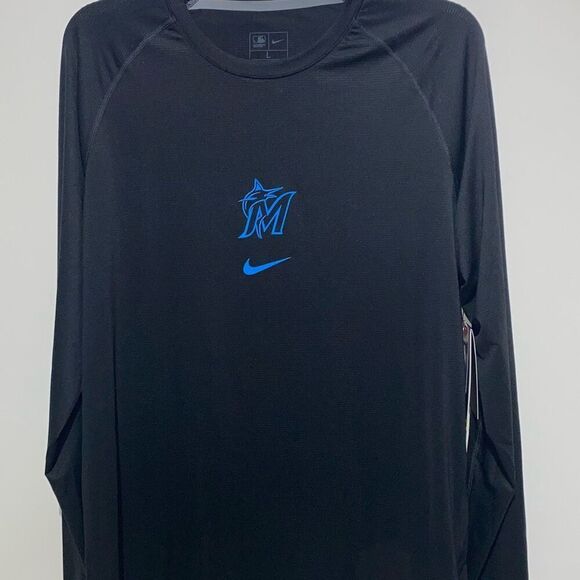Nike Men's Gray Dri-Fit Slim Fit Move To Zero Long Sleeve Athletic Top Large NWT - Picture 2 of 8